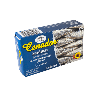 Sardinillas en Aceite Vegetal Picante 6/8 RR-90